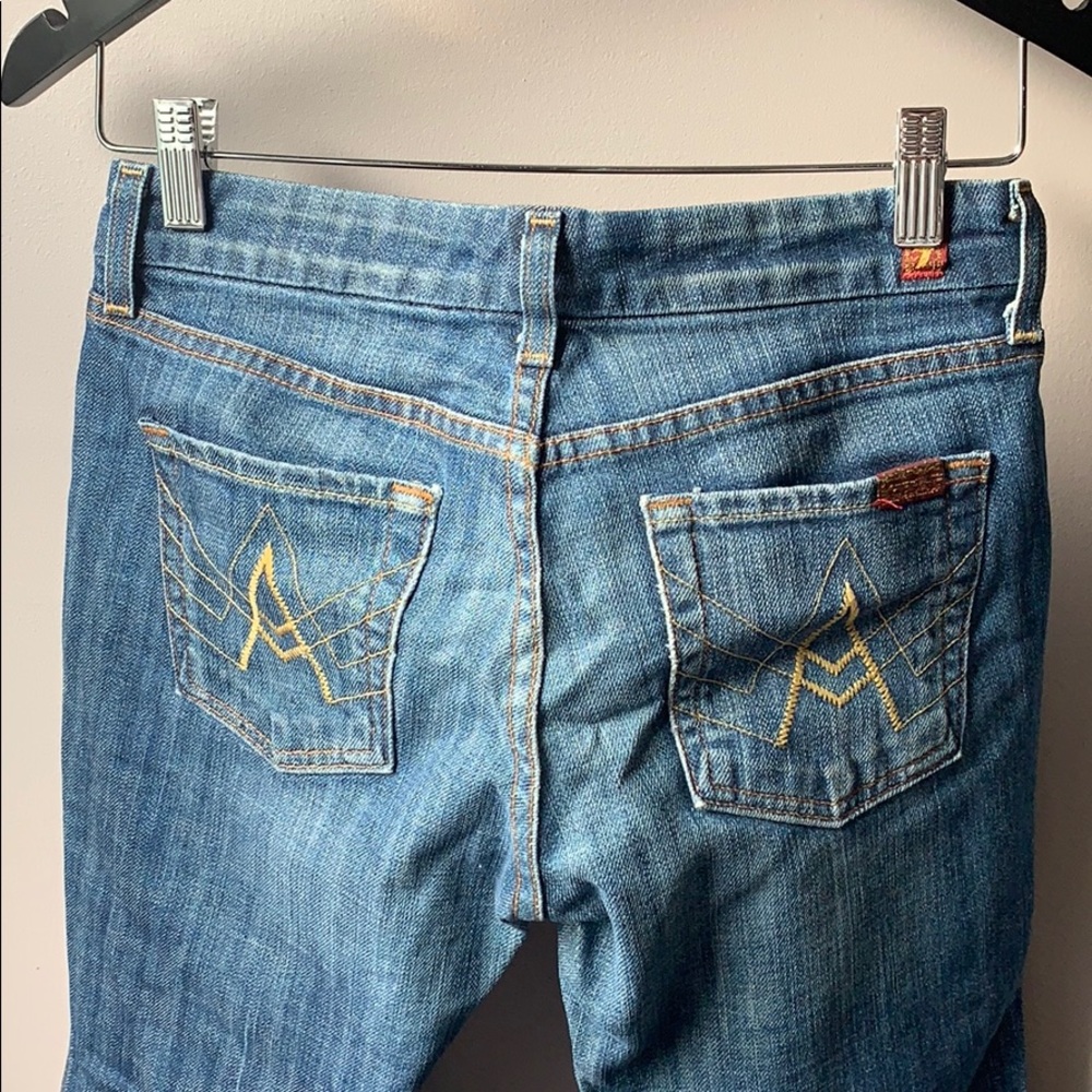7 For All Mankind - Cropped “A” Pocket - Size 26 - Picture 4 of 10